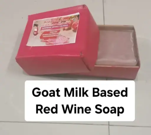 GOAT MILK BASED RED WINE SOAP (Pack of 3)